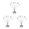 thumbnail image 4 of Soporte de notas Wosthever de 8 ramas con base plateada organizador de papel de oficina, 4 of 6