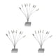 thumbnail image 4 of Toystoory Clips de fotos de varios cables con Base plateada, abrazaderas de número de soporte de 8 ramas, organizador de oficina, suministros de Type1 NO1, 4 of 6
