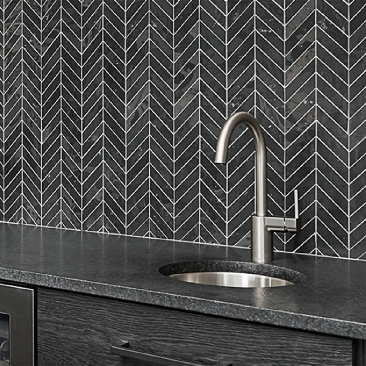 10-Sheet Self-Adhesive Kitchen Tile Backsplash, Dingrich 9x11.4inch 3D Peel and Stick Wall Tile Backsplash Stickers, Wall Decor Stickers for Kitchen, Bedroom, Living Room - Black