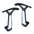 thumbnail image 2 of 2 piezas de reposabrazos para silla, pasamanos, pieza negra, soporte creativo para muebles, reposabrazos giratorio de repuesto para silla de oficina y, 2 of 8