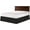 Black Solid, variant on BEDDING BEGS 100% Microfiber, Box Pleated Bedskirt, Easy Fit 14" Tailored Drop, Stylish Pleated Design, Wrinkle & Fade Resistant-Chocolate Solid, Twin Size