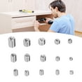 thumbnail image 4 of Insert Fileté, 75 Pcs M3 M4 M5 Écrou de Filetage Interne Sans Bavure Argent avec Boîte de Rangement pour Protection de Réparation, 4 of 8