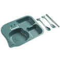 thumbnail image 1 of 1 Set Baby Tableware Baby Fork Infant Spoon Infant Chopsticks Baby Meal Plate, 1 of 9