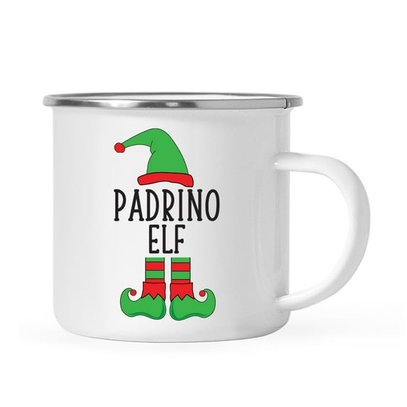 Koyal Wholesale Spanish Family Elf Stainless Steel Campfire Mug, Padrino