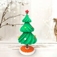 thumbnail image 3 of Cute Dancing Christmas Tree, Portable Mini Swaying Tree for Christmas Decoration, 3D Printed Spinning Fidget Toys Xmas Tree Desktop Toy Xmas Desk Decor for Home Office Work, 3 of 5