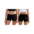 thumbnail image 2 of LMLYSoH Mini Shorts for Women Low Rise Fashion Sequin Decor Summer Going Out Micro Shorts, 2 of 9