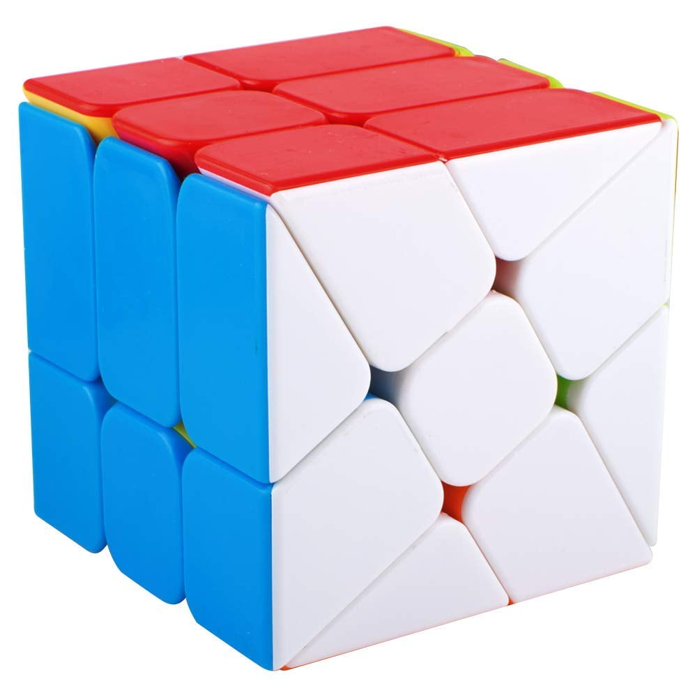 FangGe 3 Layers Hot Wheels Magic Cube 57mm Puzzle Speed Cube For Children Adults 