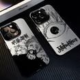 thumbnail image 2 of Funda de teléfono de Anime negro Jujutsu Kaisen, carcasa trasera a prueba de golpes para iPhone 16, 15, 14, 13, 12, 11 Pro Max, X, XR, XSMAX, 8, 7 Plus, 2 of 5