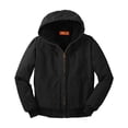 thumbnail image 3 of CornerStone Unisex Washed Duck Cloth Insulated Hooded Work Jacket | Warm Casual Work Hoodie for Men & Women, Adjustable Hood, 3 of 4