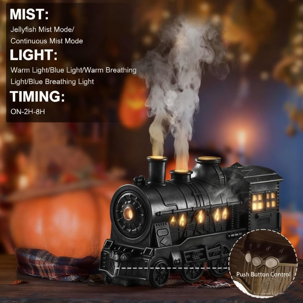 Christmas Train Diffuser, 2026 New Train Humidifier Diffuser