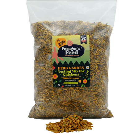UPC: 0850039656217 | Herb Garden Nesting Mix – Black Soldier Fly Larvae with Herbs & Flowers 4 Lbs.