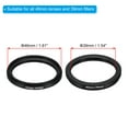 thumbnail image 2 of Uxcell 46mm-39mm Step Down Ring with Cleaning Cloth, 2 Pack Camera Lens Filter Adapter Ring, Black, 2 of 6
