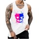 thumbnail image 1 of Camisetas de Tanque de los Hombres Tanque de los Hombres Incolor Gradiente de Impresión Cuello Redondo Correa Delgada Fuga Atrás Regular Casual Deportes Blusas de Tanque, 1 of 5