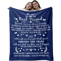 Best Friend Birthday Gifts, Friendship Gifts for Women, BFF Gifts for Women, Gift for Best Friend, Best Friend Long Distance Gifts Blanket 50" X 60"