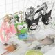 thumbnail image 2 of Kawaii Cartoon Keychain Kuromi My Melody Lanyard Keychain Mini Doll Key Ring Bag Hanging Decors Gift, 2 of 3