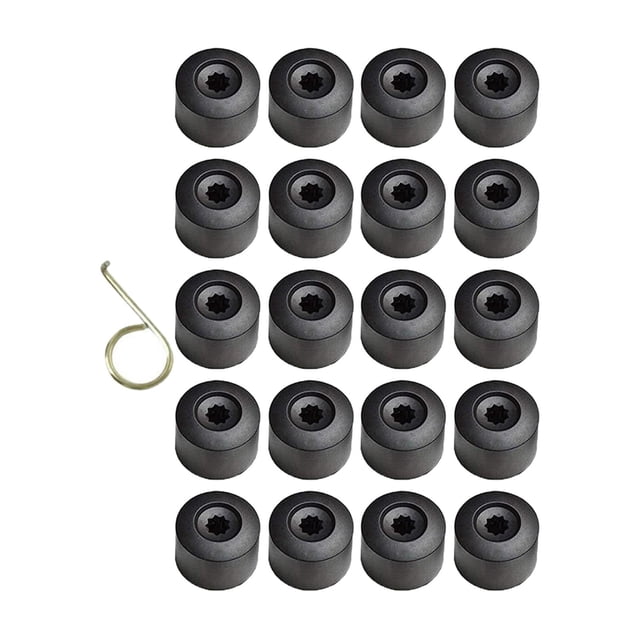 20 piezas, 17mm, tapas de tuercas de rueda, tapas, extractor de , tornillo de neumático a prueba de polvo Cola tuerca de rueda