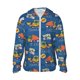 thumbnail image 1 of Balery Construction Vehicles Sudadera ligera de manga larga con capucha y protección solar UPF 50+ para hombre y mujer, ideal para pesca y running-Small, 1 of 7