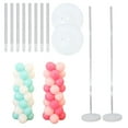 thumbnail image 2 of 2 Ensembles Kit de Support de Colonne de Ballons Réutilisable Support de Colonne de Ballons Réglable 47.2 Pieds' Base Haute et Poteau Tour de Ballons Support de Colonne de Ballons Décorations pour Fête d'Anniversaire Anniversaire Remise des Diplômes Noël, 2 of 7