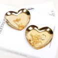 thumbnail image 3 of SPRING PARK Stainless Steel Heart Tray Trinket Dish Candle Plate Cosmetics Jewelry Organizer, 3 of 7