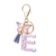 thumbnail image 1 of Llavero de moda con 26 letras y borlas de mariposa, elegante y multifuncional., 1 of 5