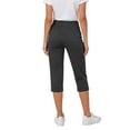 thumbnail image 4 of Capris For Women With Pockets Golf Pants 7/8 High Waisted Stretch Pull On Ankle Business Casual Travel Athletic Work Dark Gray XL, 4 of 8