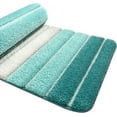 thumbnail image 1 of Bath Mat 40 x 60 cm, Turquoise Non-Slip, Extra Soft Bathroom Rug, Machine Washable, Water Absorbent, 1 of 7