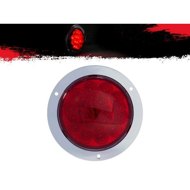 Plafón Posterior 20 Leds TUNELIGHT-RENOVATIO Con Estrobo Rojo Redondo