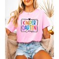 thumbnail image 3 of Kindergarten Crew Shirt for Girls Back to School First Day of Kinder Tee Pink Shirt Large, 3 of 7