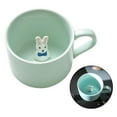 thumbnail image 2 of 3D Coffee Mug Animal Inside 7 ,Cute Cartoon Handmade Ceramics Cup,Christmas Birthday Surprise for ,Best Office Cups Bunny, 2 of 7