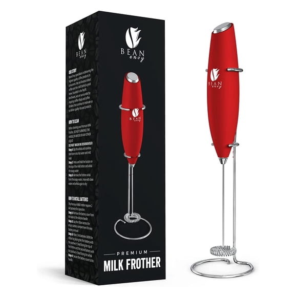 Minieléctrico portátil Milk Frother Bean Envy con soporte