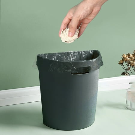 LEFTHIGH Home Kitchen Waste Punching Wall-mounted Kitchen Trash Can Portable Trash Can Household Bathroom Trash Can Wall-mounted Decor