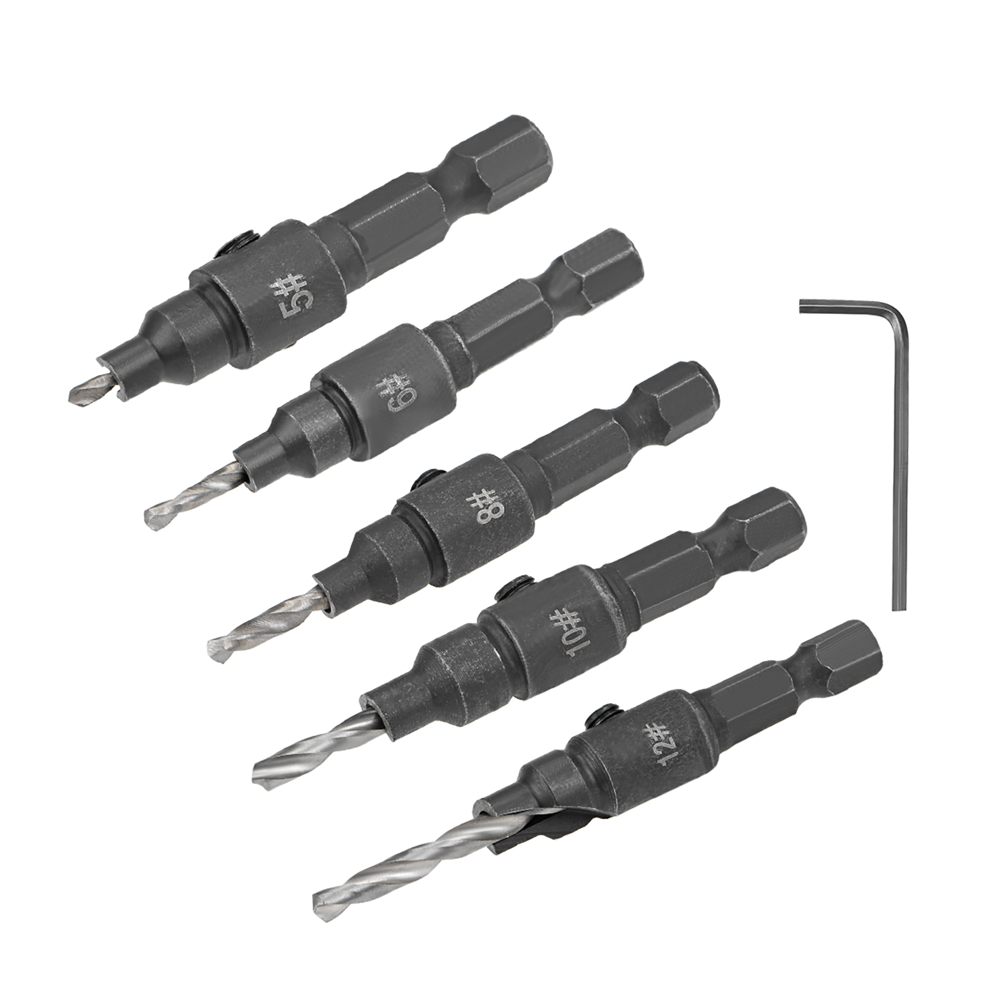 Woodworking Countersink Drill Bits Set Woodworking Countersink Drill Bits Set