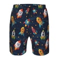 thumbnail image 3 of Fotbe Spaceships and Stars Trajes de Baño Estampados para Hombre, Shorts de Verano de Secado Rápido, Ropa de Playa, Bañadores-X-Large, 3 of 6