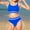 Blue, variant on Phcqqok 4/July Kids Swim Suit Girls Bathing Suits Size 10-12 Girl's 2 Piece Swimsuit Bathing Suit High Waist Bikini Sets with Cover Up Toddler Swimsuit Girl
