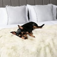thumbnail image 6 of PetAmi Waterproof Dog Blanket for Small Medium Dogs, Calming Fleece Cat Blanket, Couch Protector Washable Sherpa Faux Fur Pet Throw for Puppy, Soft Reversible 29x40 Cream Beige, 6 of 9