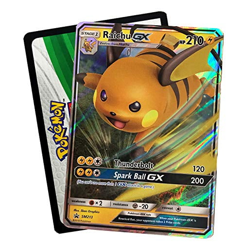 Pokemon TCG Sun and Moon 11.5 Hidden Fates GX Tin- Raichu GX