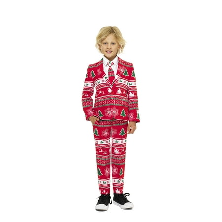 OppoSuits Boys Winter Wonderland Christmas Suit