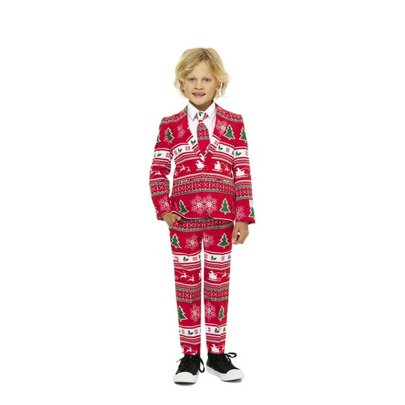 OppoSuits Boys Winter Wonderland Christmas Suit