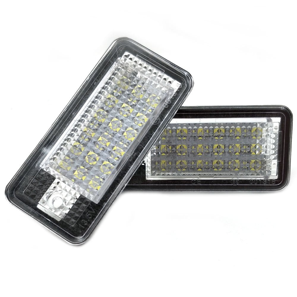 Nikauto Car LED License Plate Light for Audi A3 S3 A4 S4 A6 C6 A8 S8 Q7 RS4 RS6