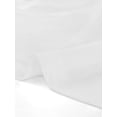 thumbnail image 4 of Ruffle Shrug para mujer Ver a través de mangas 3/4 Frente abierto Malla Crop Bolero Cardigan blanco M, 4 of 6