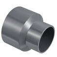 thumbnail image 1 of Unique Bargains Raccord Droit pour Tuyau de Réducteur en PVC 90x63mm, Gris, 1 of 5