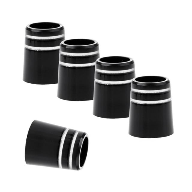 koolsoo 5x Custom Black Golf Ferrules 2 Rings Fits .335/.350/.370 Iron Shafts - 8.6 x 15 x 13.5mm