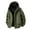 Mint Green, variant on ,Men's Long Sleeve Oversized Hooded Jackets Full Zip Loose Fit Raincoats Fall and Winter Outdoor Hiking Sports Outwears Mint Green S