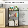 thumbnail image 3 of Soporte para Plantas Exterior, Estante para Plantas de Metal de 3 Niveles, Estante para Flores de Interior y Exterior, Mueble para Plantas Organizador para Patio, Jardín, Negro, 3 of 7