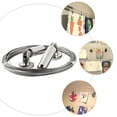1 Set Wall Mount Curtain Wire Rod Stainless Steel Photo Hanging