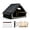 Black(Black coating), variant on Inflatable Tent for Camping, Air Glamping Tents with Mesh Window & Hand Pump, 1 Minute Quick Setup Cabin Hot Tent, Waterproof Oxford, for Family Camping, Glamping & 4-Season Outdoor Use, 2-4 Person