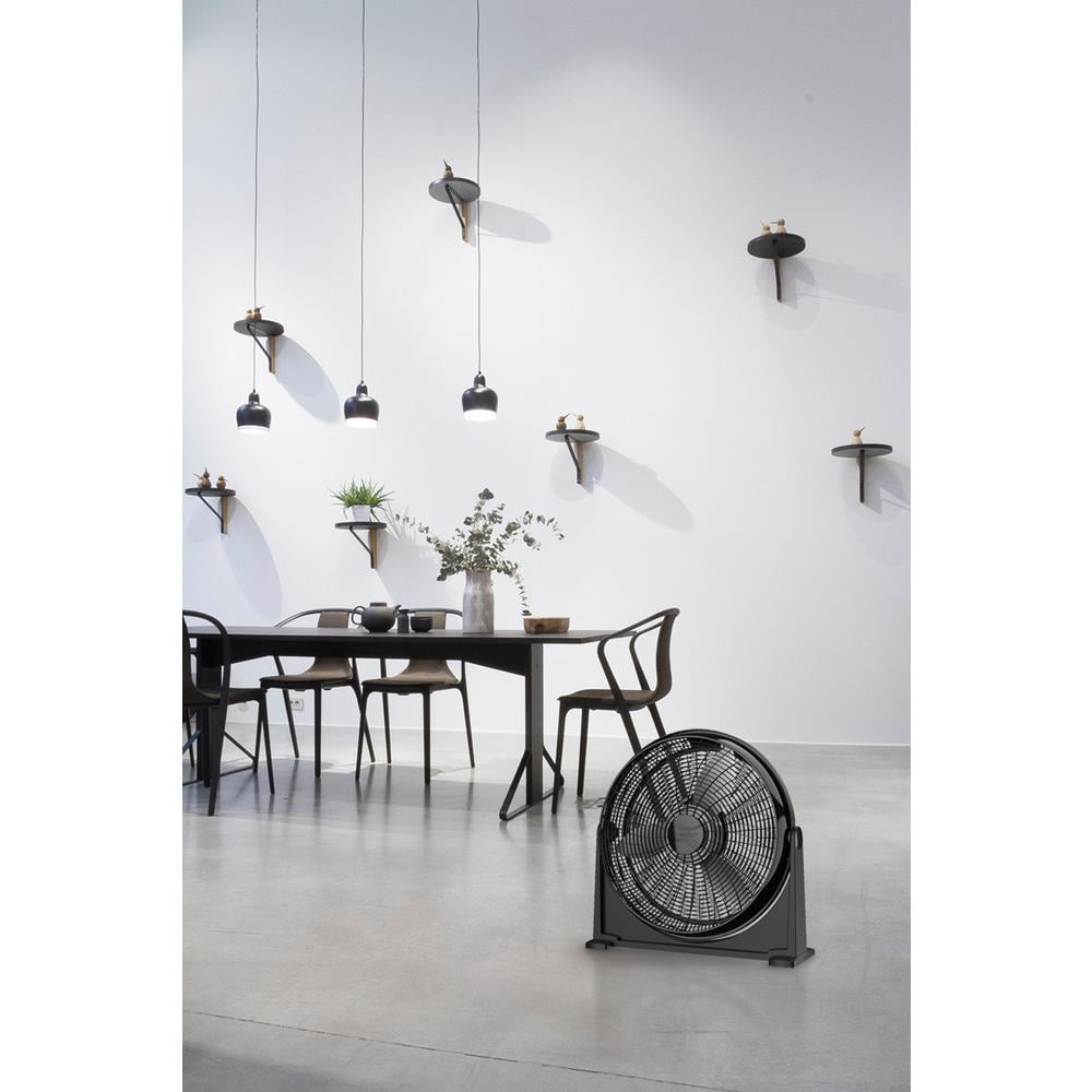 Lasko A20107 20" 3-Speed Air Circulator Fan, Black