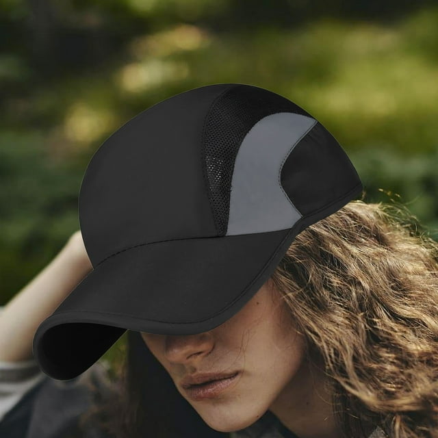 Gorra de béisbol transpirable y ajustable para hombre y mujer | Gorra ligera de malla con banda para el sudor | Gorra deportiva cómoda para exteriores, ideal para senderismo, viajes y caminatas.