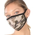 thumbnail image 2 of Camouflage Print Fashion Washable Adults Unisex One Size Face Covering Mask - Dusty Camouflage, 2 of 3