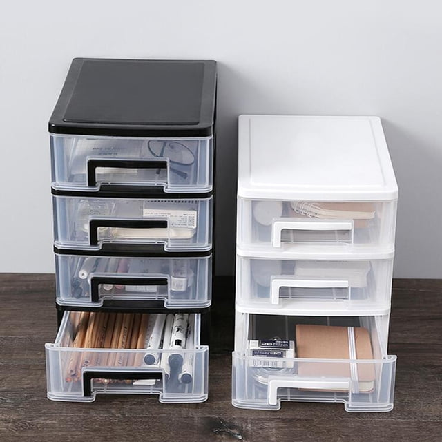 FENGGUIQU Caja De Almacenamiento Multifuncional Para Maquillaje Con Dos Niveles Fácil De Usar
